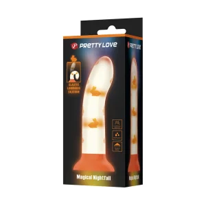 Dildo Pretty Love BW-008120NY-1 Neón Naranja Box