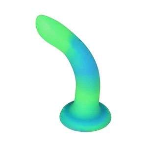 Dildo Addiction Rave 8 Color Verde y Azul