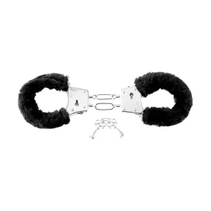 Fetish Fantasy Beginner's Furry Cuffs Black PD3800-23