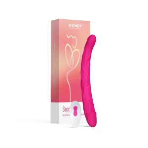 Sappho dildo Honey de doble extremo con vibración 18