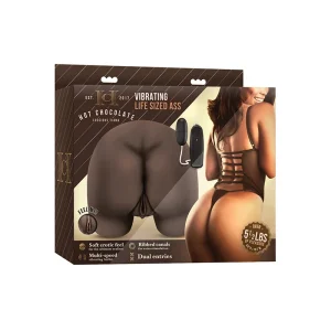 Hot Chocolate Luscious Tiana Vibrating Life Sized Ass Chocolate BN90236